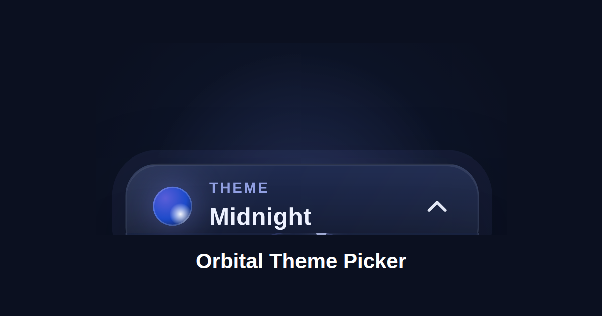 Orbital Theme Picker