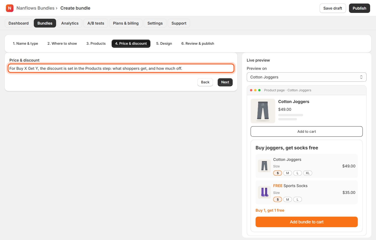 Price & discount: already set
