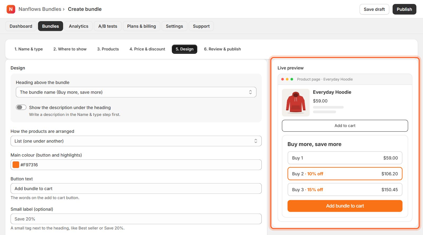 Design: change how it looks (optional)
