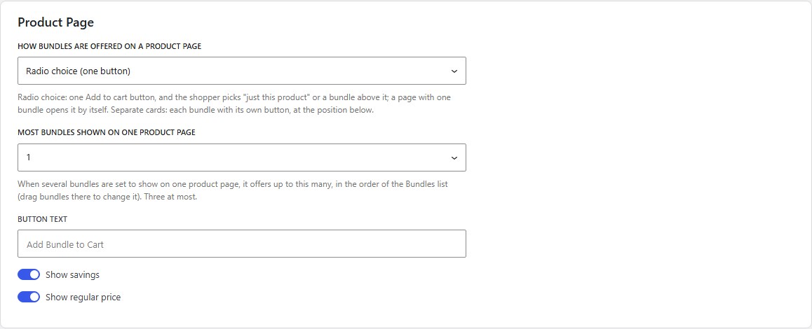 Product Page