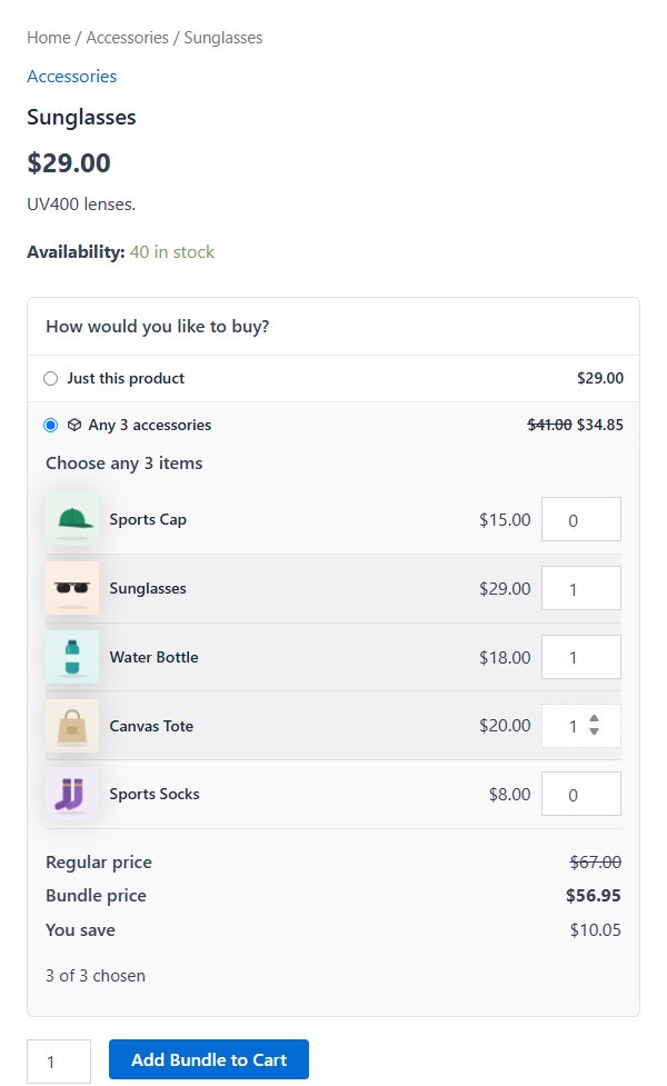 What shoppers see